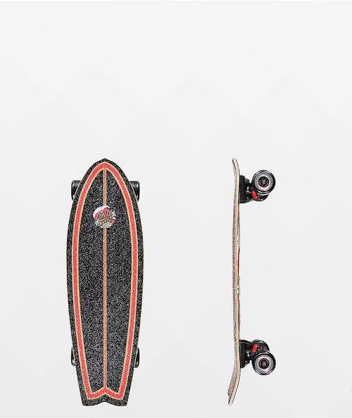 Santa Cruz Crane Dot Shark 27.5" Cruiser Skateboard Complete